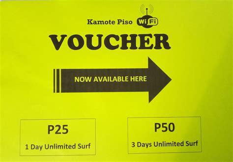 kamote piso wifi|Cavite pre.